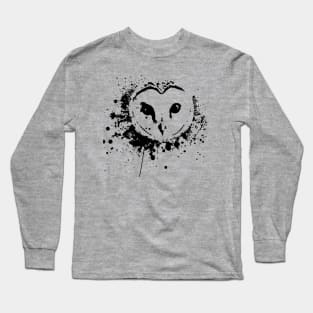 Barn Owl Graffiti Long Sleeve T-Shirt